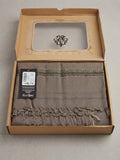 Amir Adnan Light Brown Color Wool Shawl