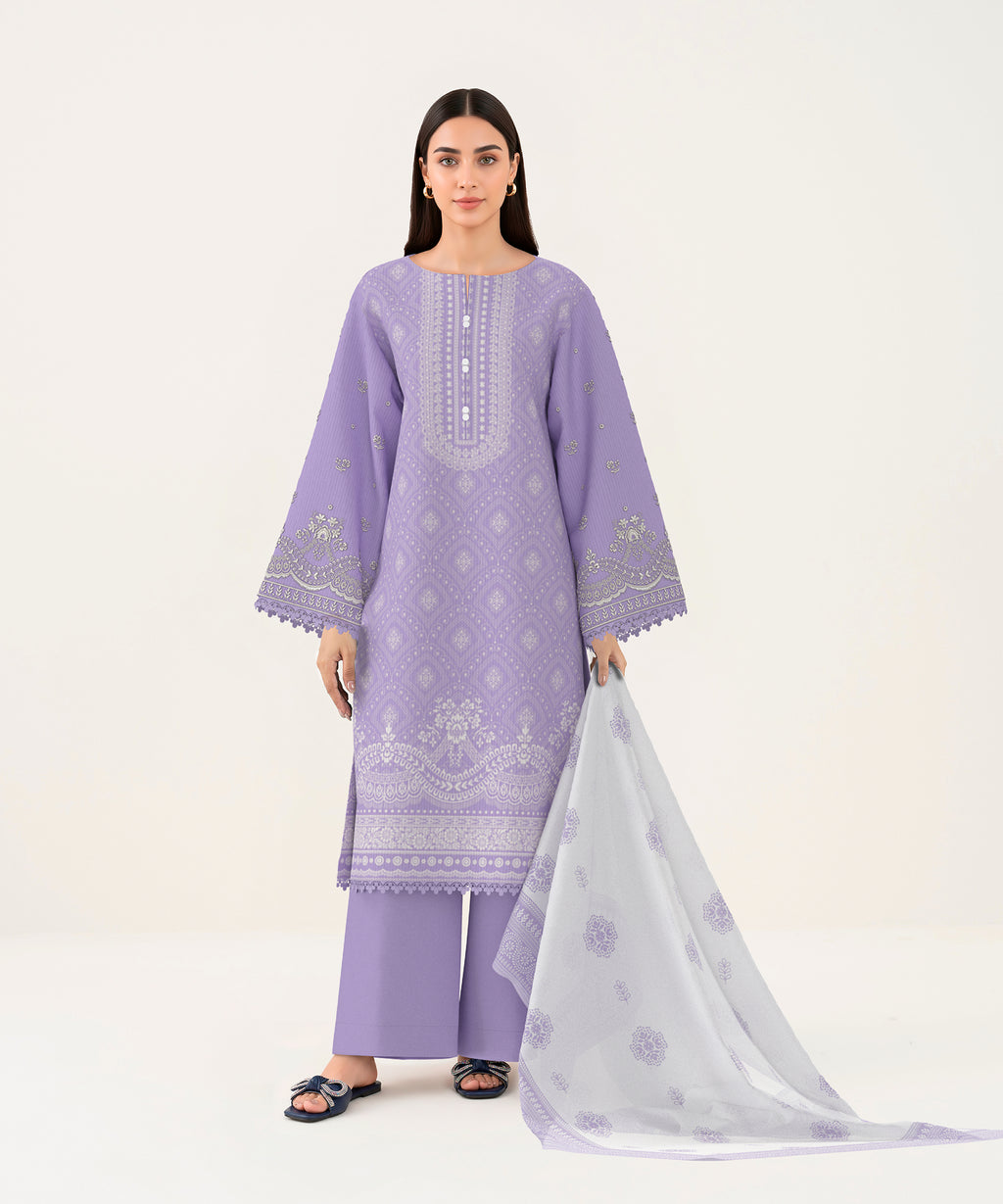 Sapphire Embroidered Lawn Unstitched 3 Piece