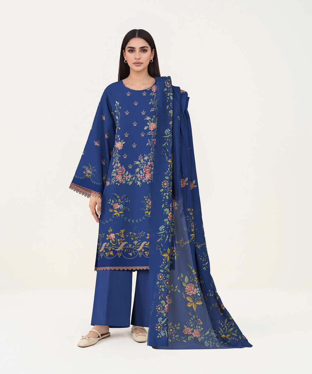 Sapphire Embroidered Lawn Unstitched 3 Piece