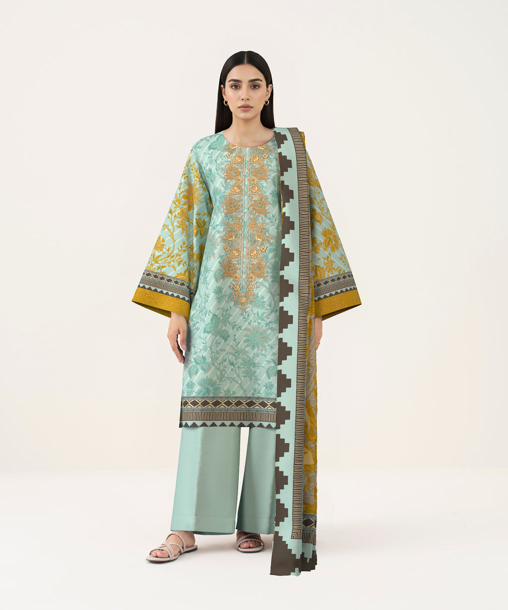Sapphire Embroidered Lawn Unstitched 3 Piece